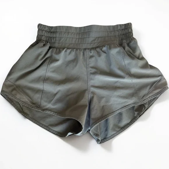 Lululemon Speed Up HR Shorts 2.5” Olive Size 0 - Picture 1 of 5